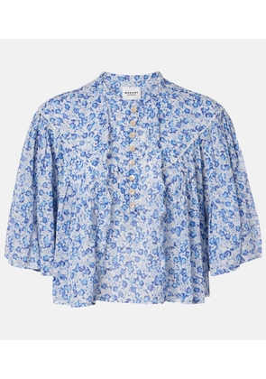 Marant Etoile Veelia floral cotton top