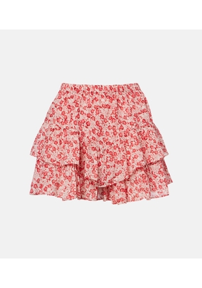 Marant Etoile Jocadia floral cotton skort