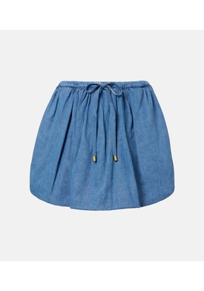 Patou Denim miniskirt