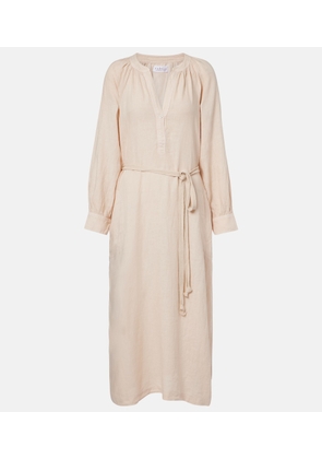 Velvet Dakota linen maxi dress