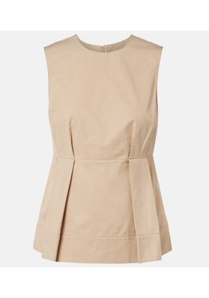 Vince Pleated peplum top