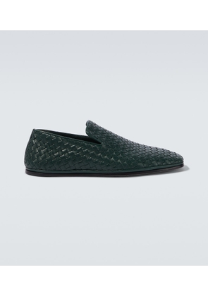Bottega Veneta Palazzo Intrecciato leather loafers