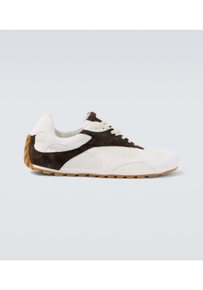 Bottega Veneta Orbit Flash suede-trimmed sneakers