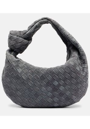 Bottega Veneta Jodie Intrecciato Small suede tote bag