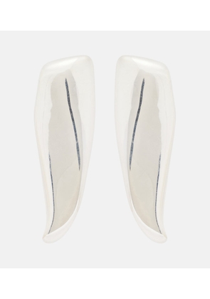 Bottega Veneta Prisma sterling silver earrings