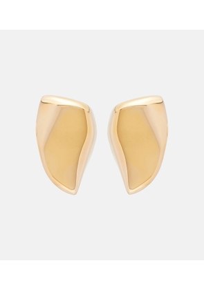 Bottega Veneta Prisma Small 18kt gold-plated earrings