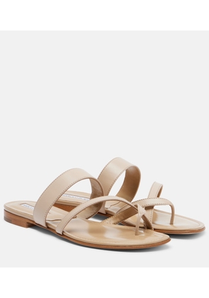 Manolo Blahnik Susa leather thong sandals