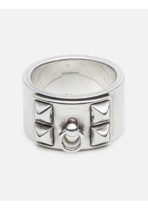 Sterling Silver Collier De Chien Ring