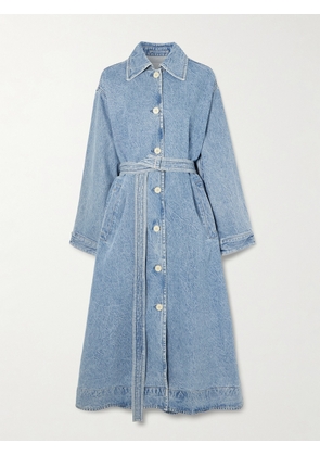 AGOLDE - + Maria Mcmanus Oversized Organic And Recycled Denim Trench Coat - Blue - x small,small,medium,large,x large