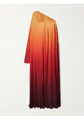 Dima Ayad - Pleated Ombré Dress - Orange - XS,S,M,L,XXL,XXXL