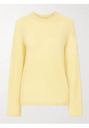 The Elder Statesman - Laurel Cashmere Sweater - Cream - x small,small,medium,large