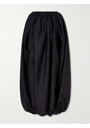 Comme des Garçons - Gathered Cloqué Midi Dress - Black - x small,small,medium,large