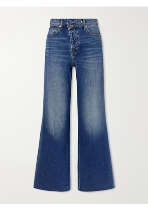 Veronica Beard - Taylor High-rise Wide-leg Jeans - Blue - 24,25,26,27,28,29,30,31,32