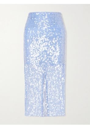 Veronica Beard - Allora Sequined Chiffon Midi Skirt - Blue - US0,US2,US4,US6,US8,US10,US12