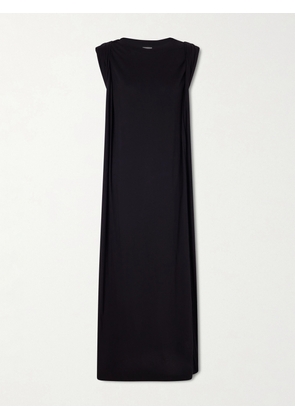 Dries Van Noten - Hutty Cotton-jersey Maxi Dress - Black - x small,small,medium,large