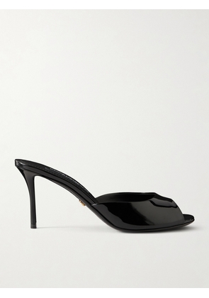 Dolce & Gabbana - Patent-leather Sandals - Black - IT35,IT36,IT37,IT37.5,IT38,IT38.5,IT39,IT39.5,IT40,IT41,IT42