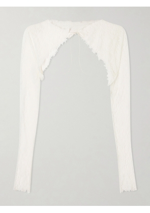 Pauline Dujancourt - Seagull Lace Bodysuit - Ivory - x small,small,medium,large