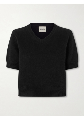 KHAITE - Jas Cashmere Sweater - Black - x small,small,medium,large