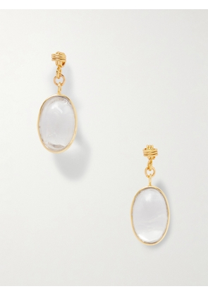 TOHUM - Lumia Gold-plated Crystal Earrings - One size