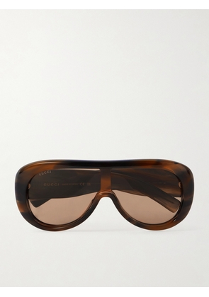 GUCCI EYEWEAR - D-frame Tortoiseshell Acetate Sunglasses - One size