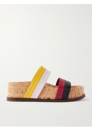 Gabriela Hearst - Striker Leather Platform Sandals - Multi - IT36,IT37,IT38,IT39,IT40,IT41,IT42
