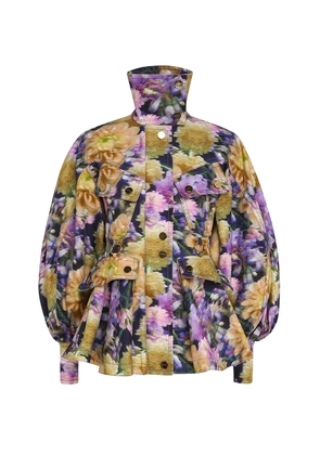 Zimmermann Luna Floral Drill Cotton Jacket - Moda Operandi