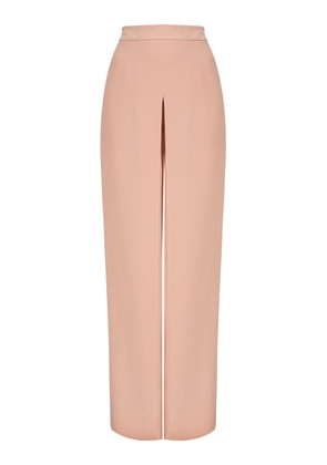 Di Stavnitser Origami Pleated Crepe Wide-Leg Pants - Moda Operandi