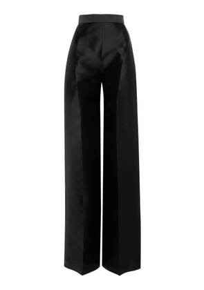 Greta Constantine Dionne Satin Wide Leg Trousers - Moda Operandi