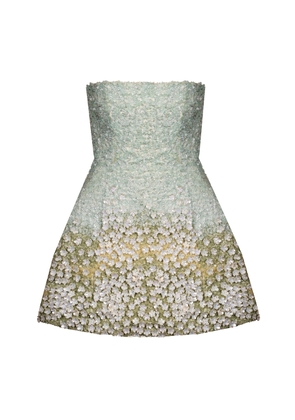 La Fuori Mystical Garden Embroided Mini Dress - Moda Operandi