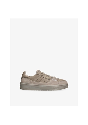 Mens Axel Arigato Clay Leather and Suede Trainers