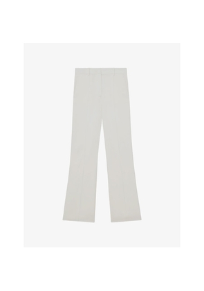 Womens Reiss Quinn Wide-Leg Stretch-Woven Trousers