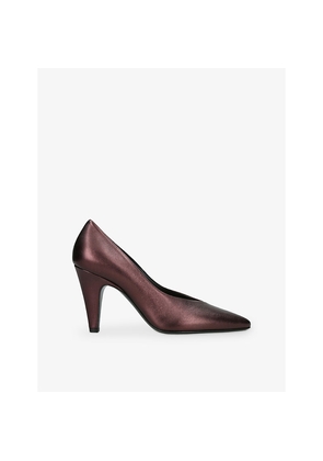 Womens Alaia Pointed-Toe 90 Leather Pumps