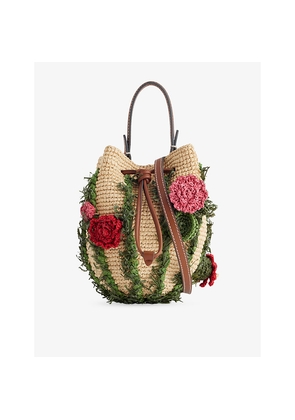 Womens Anya Hindmarch Cactus Raffia Cross-Body Bag