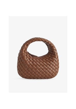 Womens Bottega Veneta Baby Veneta Leather Shoulder Bag