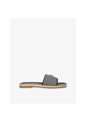 Womens Steve Madden Tropics Raffia Sliders