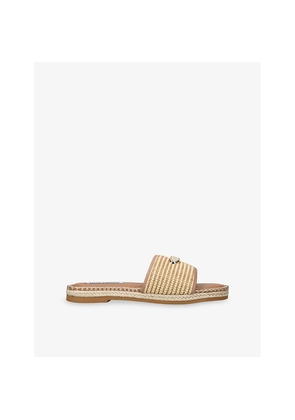Womens Steve Madden Tropics Raffia Sliders