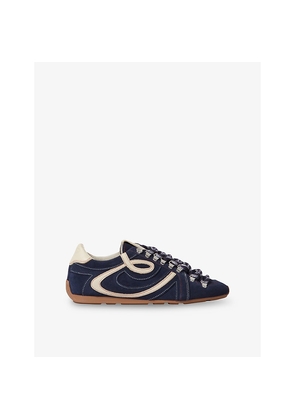 Womens Claudie Pierlot Swing Suede Trainers