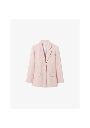 Womens Claudie Pierlot Tailored Single-Breasted Woven Blazer