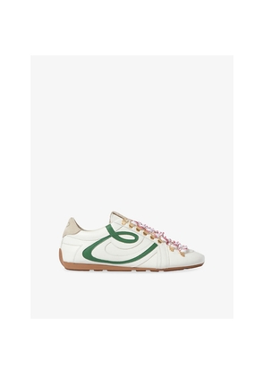 Womens Claudie Pierlot Swing Leather Trainers