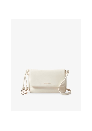Womens Claudie Pierlot Logo Leather Crossbody Bag