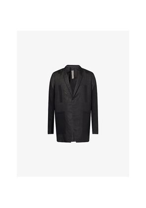 Mens Rick Owens Concordian Semi-Sheer Cotton Jacket