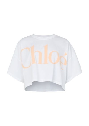 T-shirt with printed logo in cotton