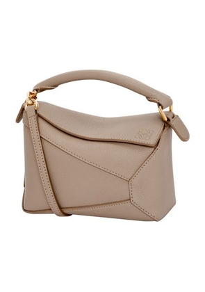 Mini Puzzle Edge bag in soft grained calfskin