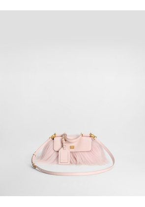 Dolce & Gabbana Mini My Sicily Handbag In Long-hair Goat Fur And Plongé Calfskin - Woman Handbags Multicolor Onesize