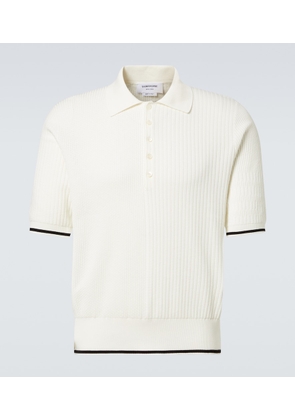 Thom Browne 4-Bar cotton polo shirt