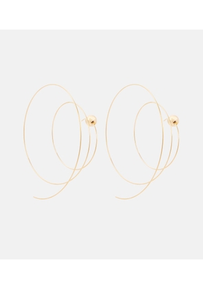 Alaia Thin Spiral S gold-plated stainless steel earrings