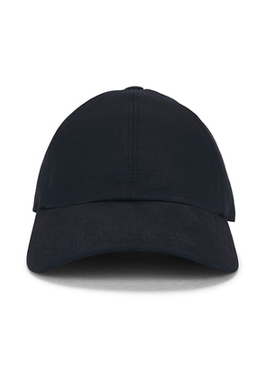 The Row Caspian Hat in Dark Navy - Navy. Size L (also in M, S).