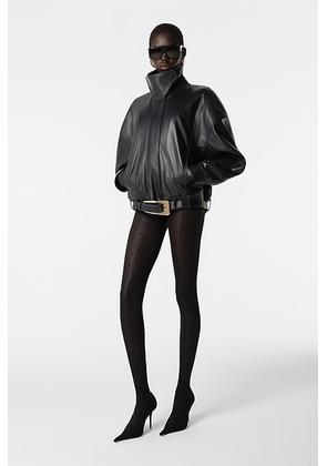 REVOLVE LOS ANGELES Kova Leather Jacket in Black - Black. Size L (also in M, S, XL, XS, XXS).