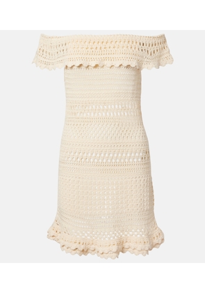 Marant Etoile Zoa crochet cotton-blend minidress