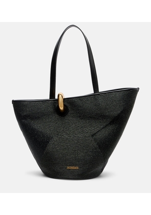 Jacquemus Bambola Large raffia-effect bucket bag
